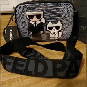 NWT Karl Lagerfeld Camera Bag